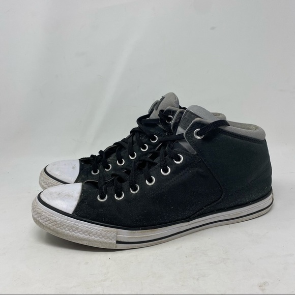 Converse Other - Converse Mens Black High Top Coradura Fabric Sneakers Size 11